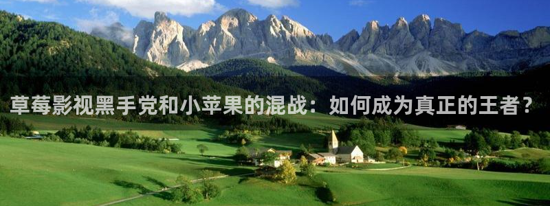 蓝莓视频直接进：草莓影视黑手党和小苹果的混战：如何成为真正的王者？
